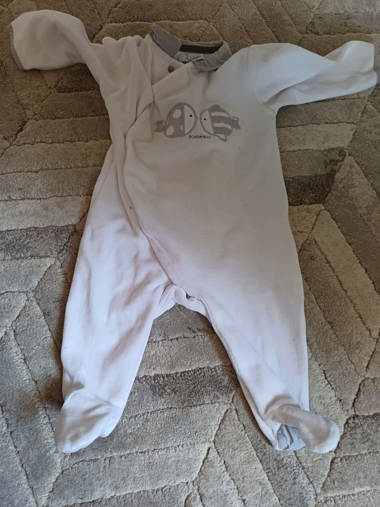 Pyjama bébé blanc 